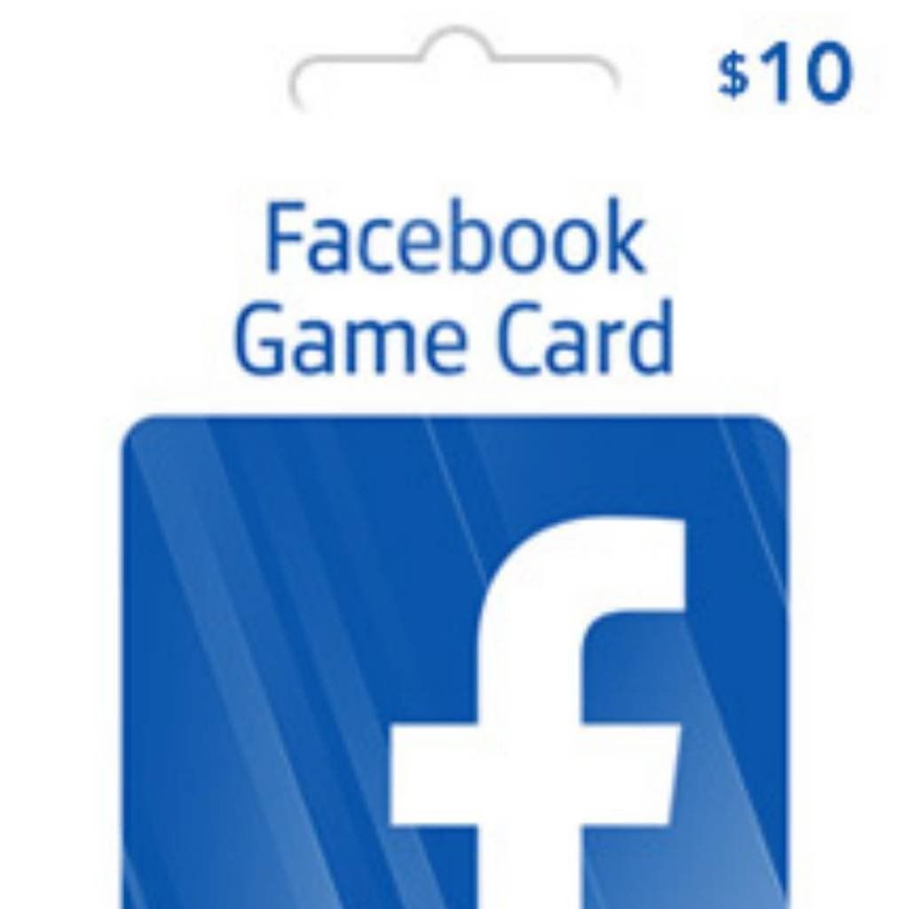 Facebook $10 Gift Card
