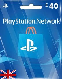 PlayStation PSN GBP 40 (UK Region)