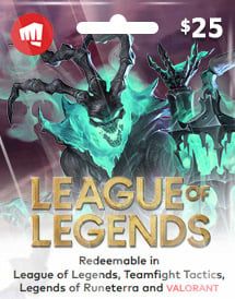 League of Legends $25