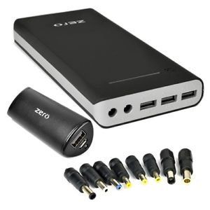 ZERO Portable Laptop Universal Charger + Power Bank 15,000 mAh