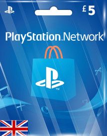PlayStation PSN GBP 5 (UK Region)