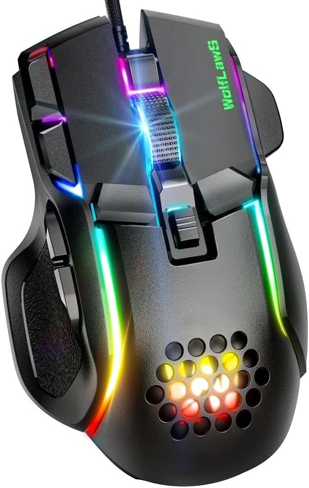 WolfLawS  Wireless  Backlit Gaming Mouse
