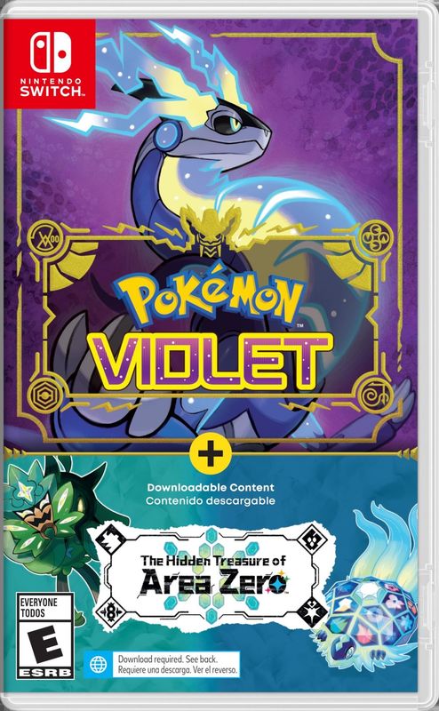 Pokemon Violet + The Hidden Treasure of Area Zero Bundle - SWITCH NEW