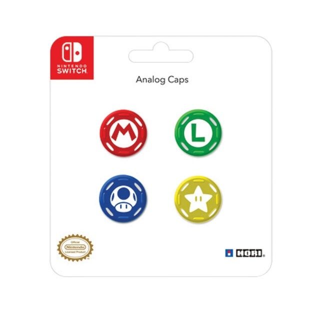 Thumb Grip Analog Cover Mario/Zelda  N-Switch (PAIR - 2 PCS)