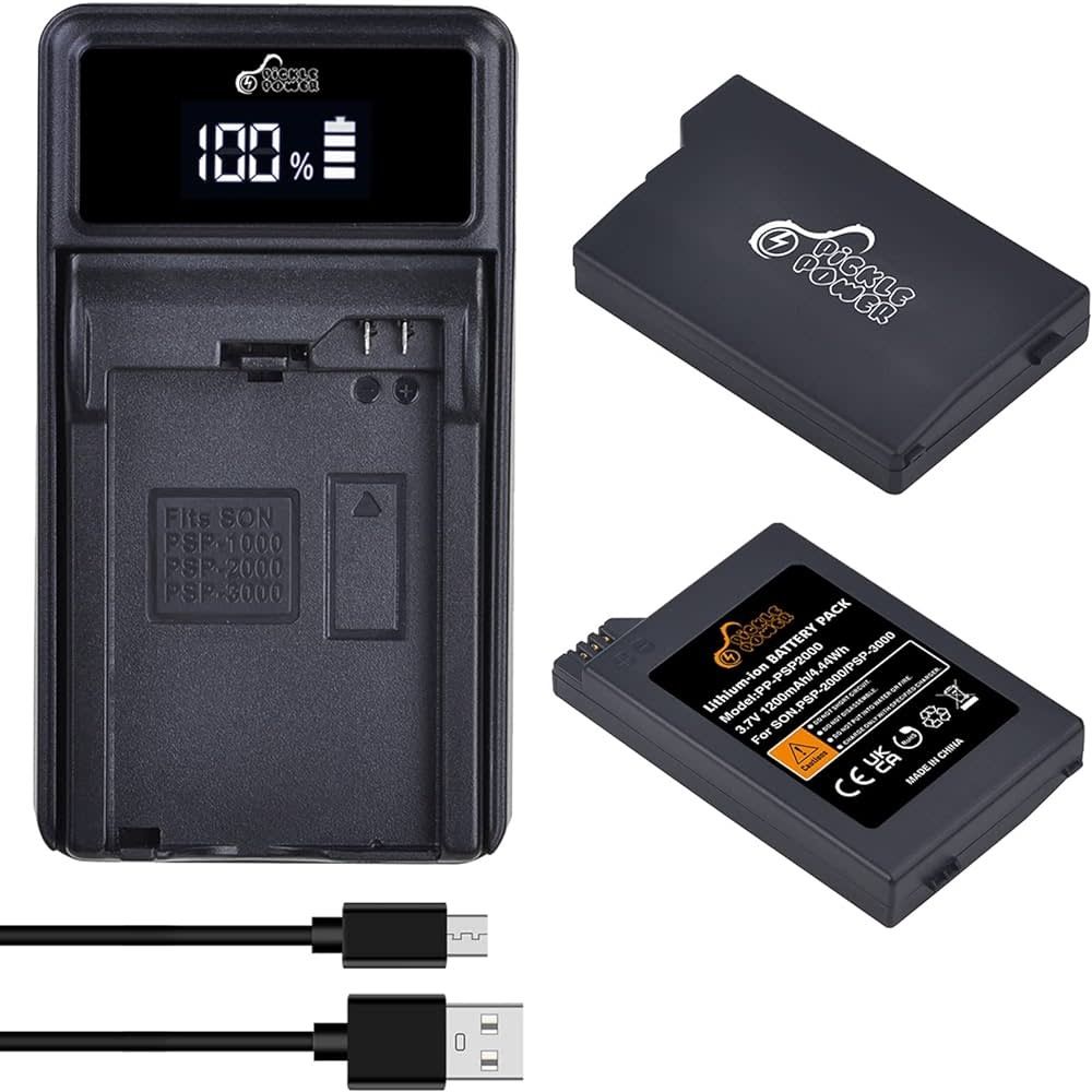 PSP Slim 2000/3000 Battery w/Charger
