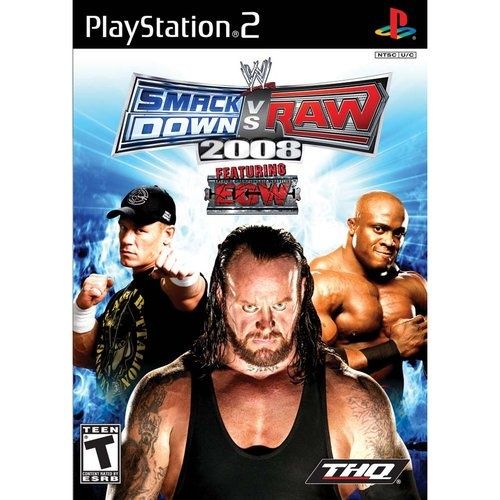 Smackdown VS Raw 2008 - PS2 NEW