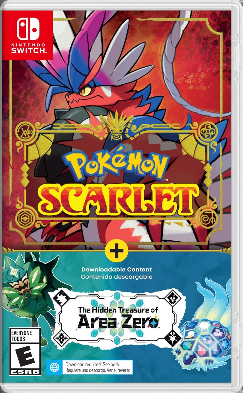 Pokemon Scarlet + The Hidden Treasure of Area Zero Bundle - SWITCH NEW