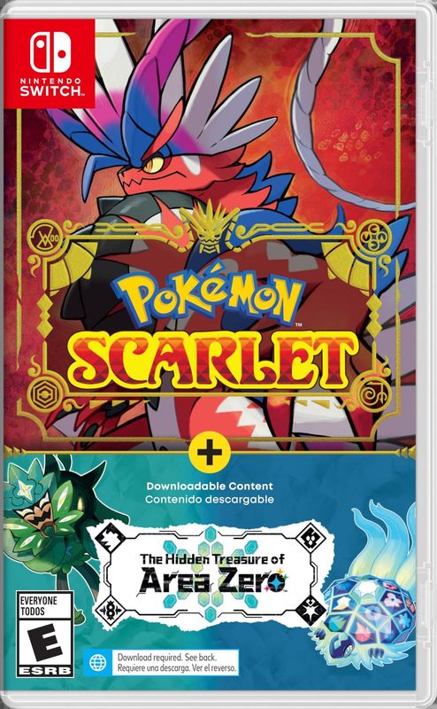 Pokemon Scarlet + The Hidden Treasure of Area Zero Bundle - SWITCH NEW
