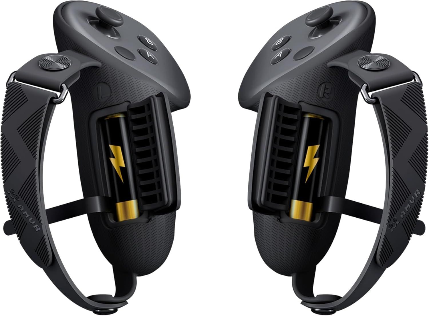 Controller Grips for Oculus Quest 3/3S VR w/Batteries/Cable