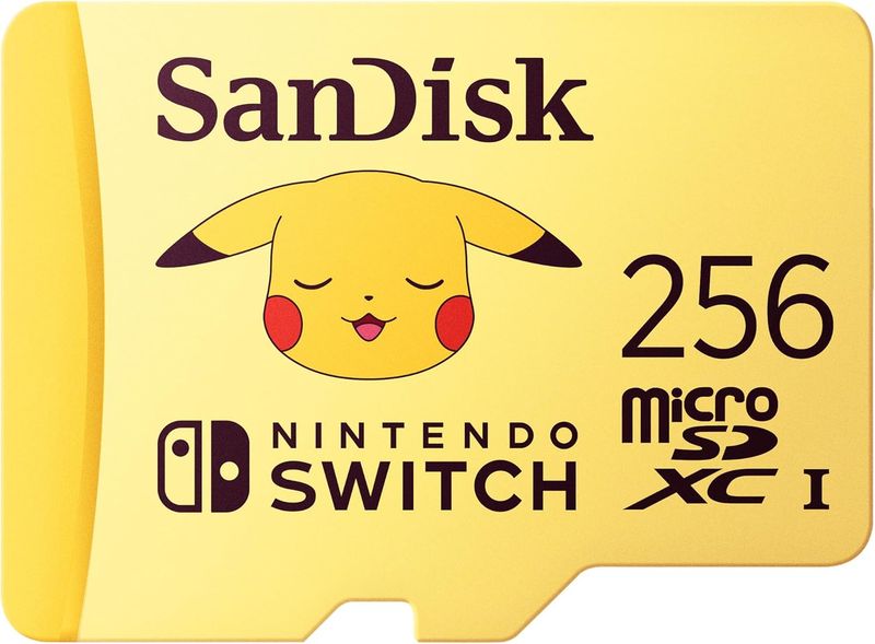 Nintendo Switch 256GB Micro SDXC Memory Card (Pikachu)
