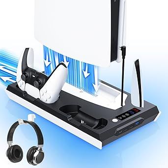 YOGES PS5  SLIM Cooling Station / Charging  Dock