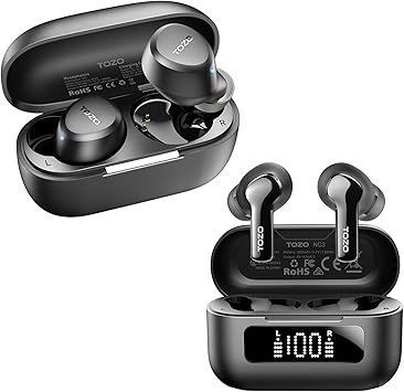 TOZO A1 True Wireless Bluetooth Earbuds w/ Charging Case