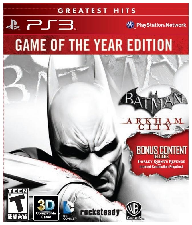 Batman: Arkham City Game of the Year Edition - PS3 PrePlayed