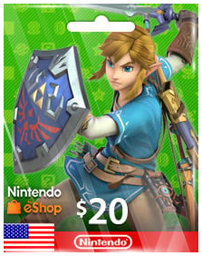 Nintendo eShop $20