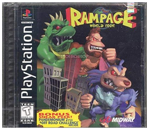 Rampage World Tour - PS1 PrePlayed