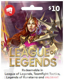 League of Legends $10