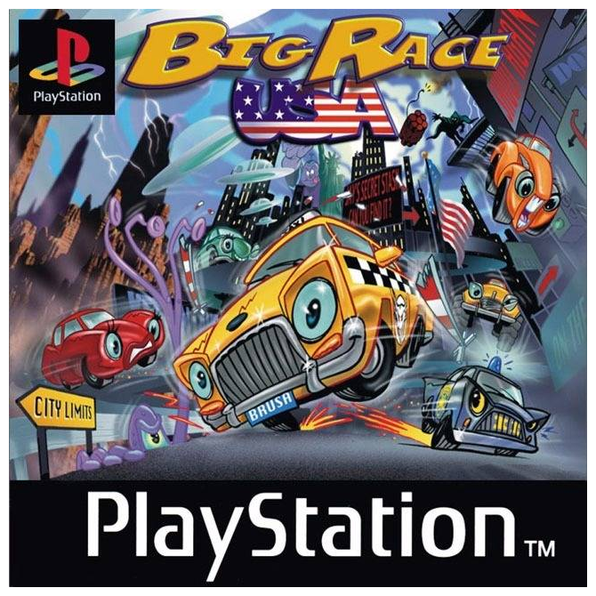 Big Race USA - PS1 PrePlayed