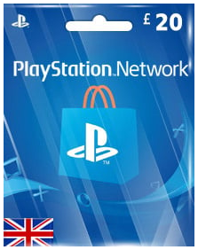 PlayStation PSN GBP 20 (UK Region)
