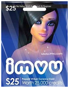 IMVU $25 Gift Card