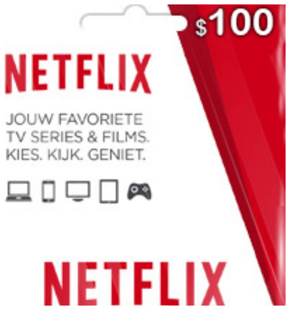 Netflix $100 Gift Card