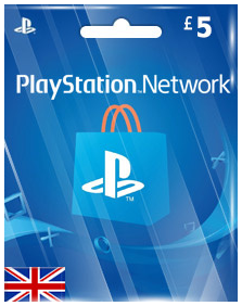 PlayStation PSN GBP 5 (UK Region)
