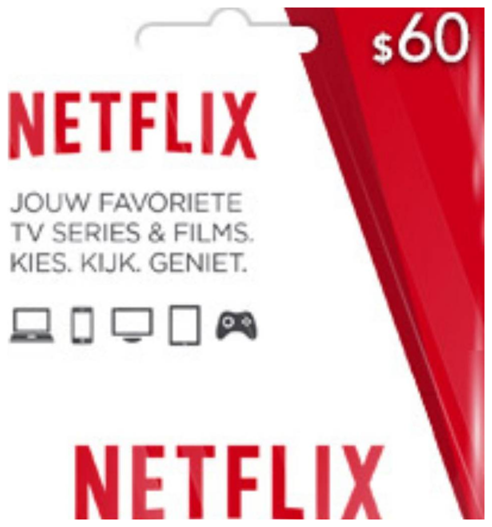 Netflix $60 Gift Card