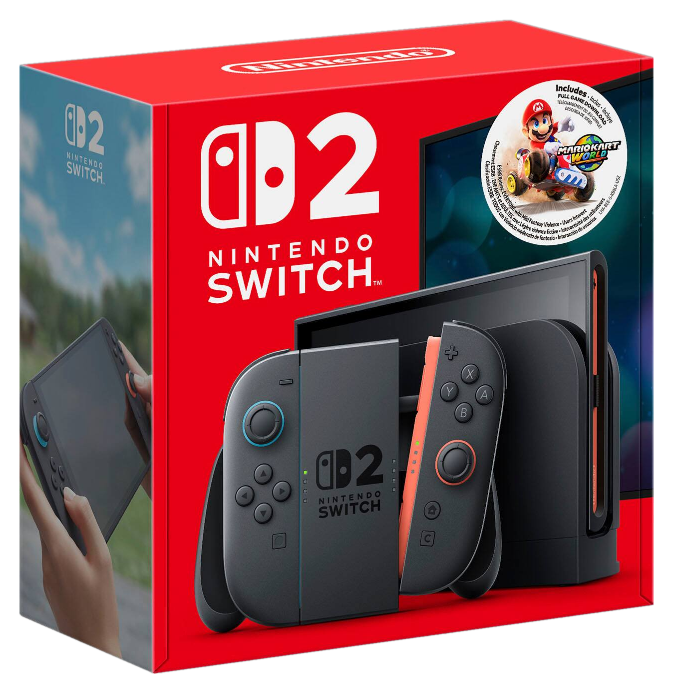 Nintendo Switch 2 Mario World  Console Bundle