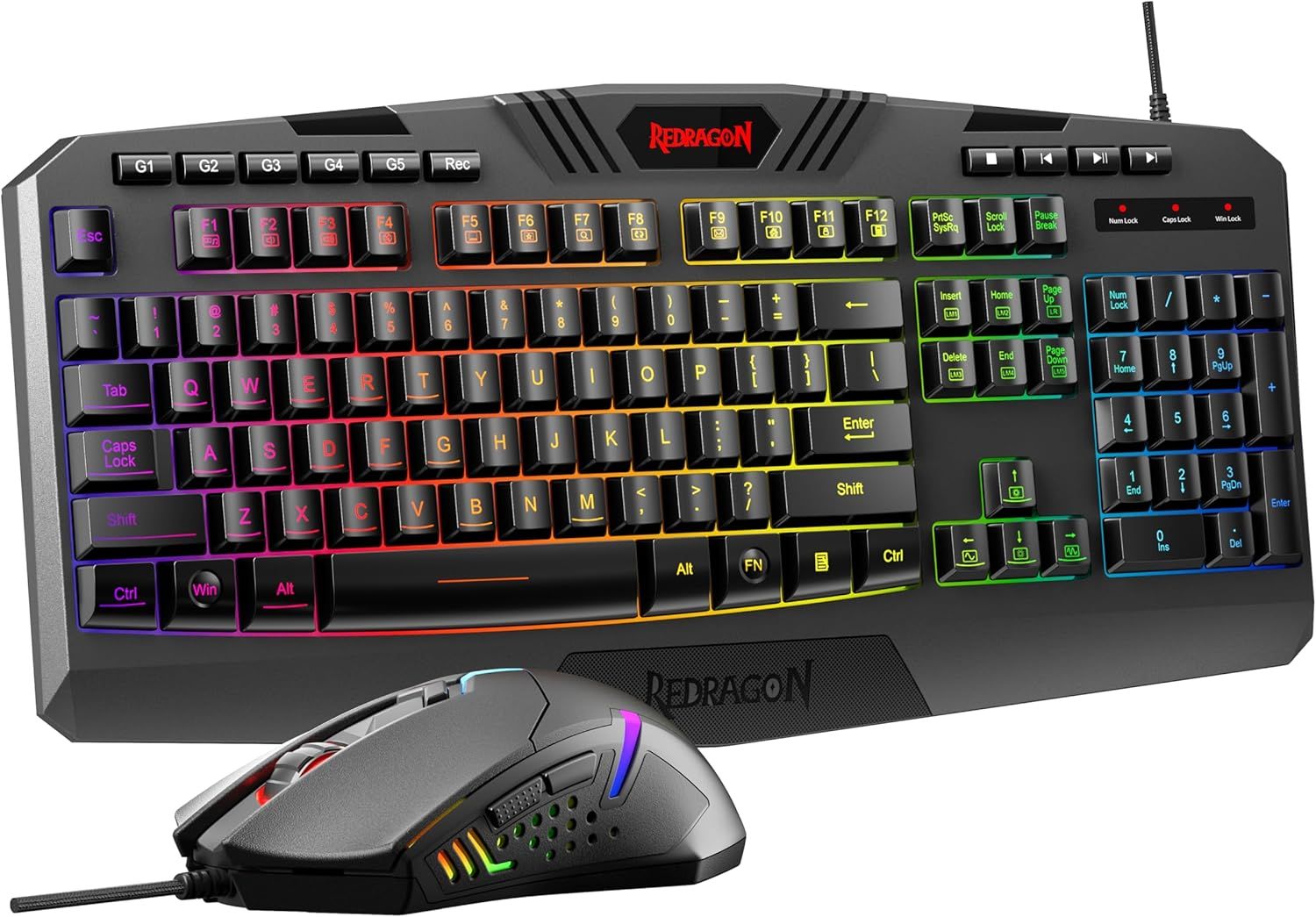 Reddragon S101-3 PRO Gaming Keyboard and Mouse (Wired)