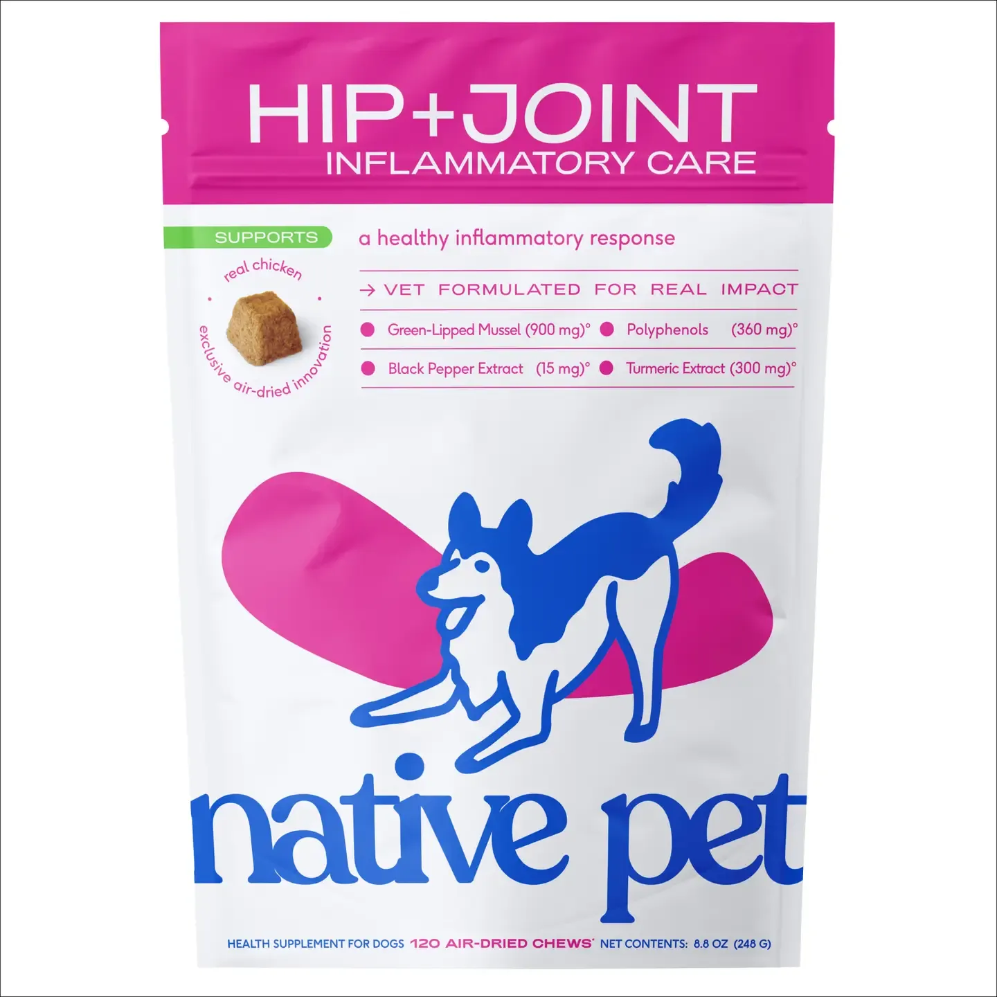 Hip+Joint Inflammatory Care Chews, Hip &amp; Joint Supplement