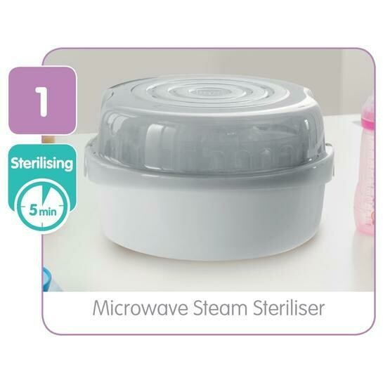 mam microwave steriliser grey