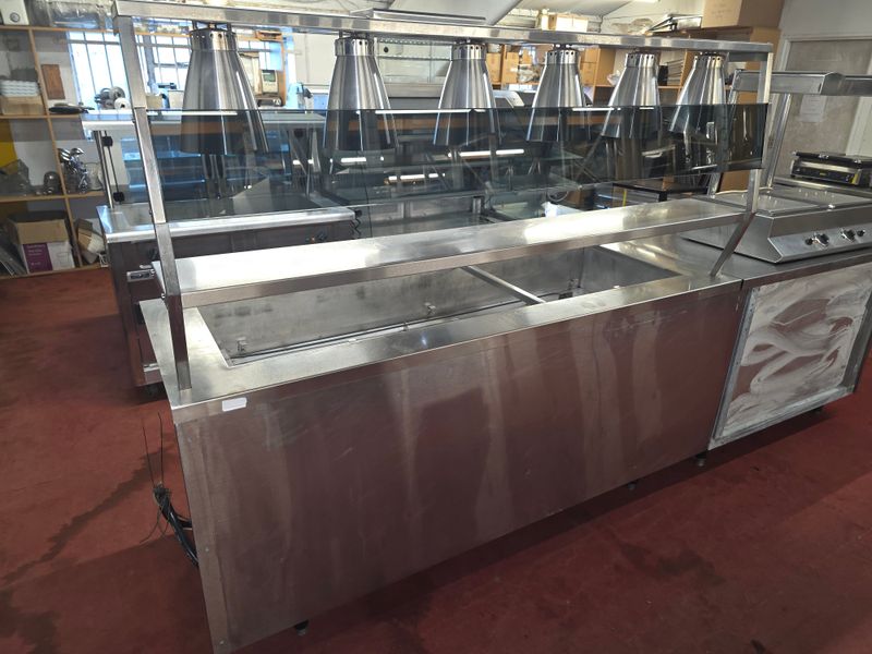 Bain Mari, Hotcupboard and gantry with over head lights