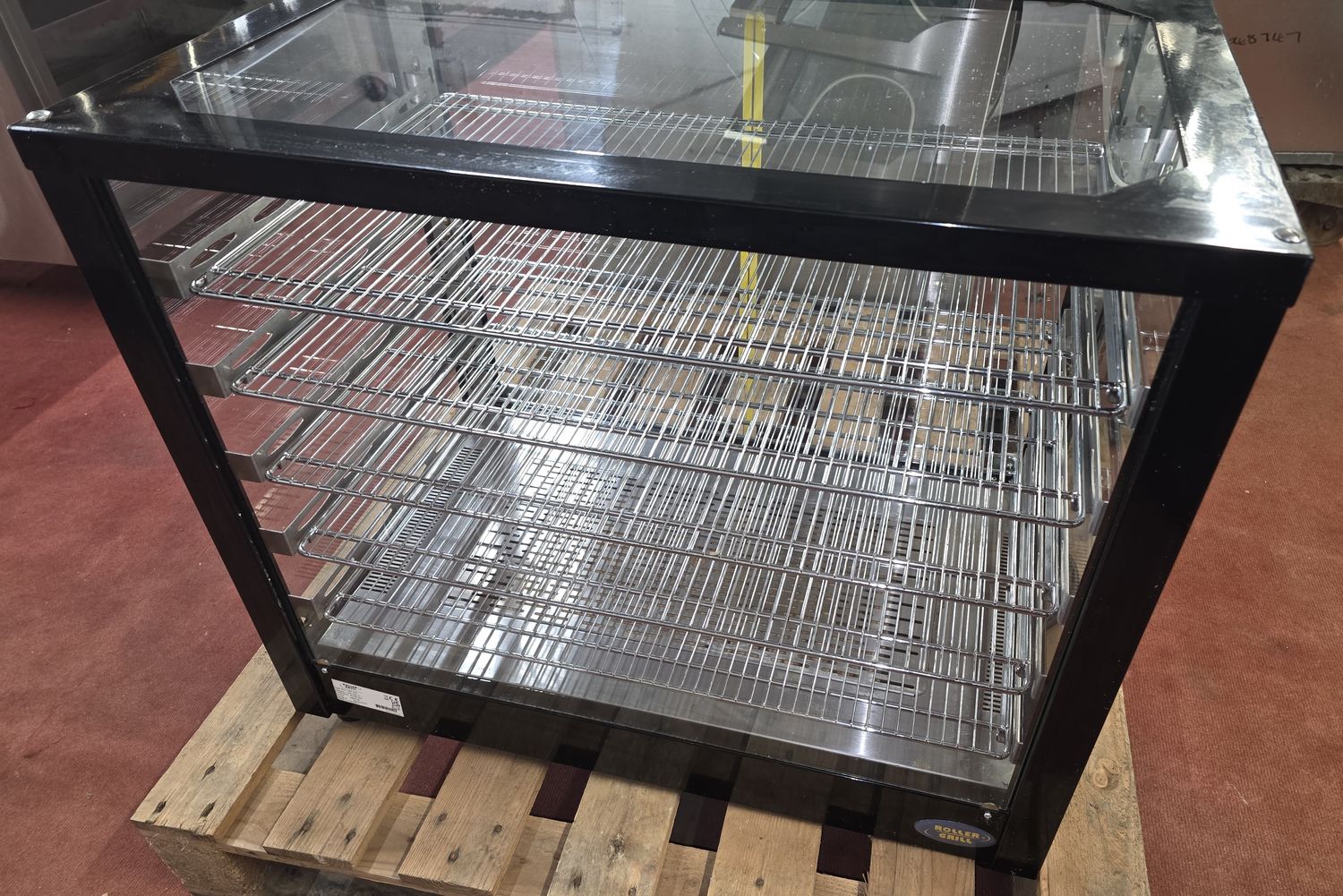 Roller Grill Heated 5 Shelf Display Cabinet