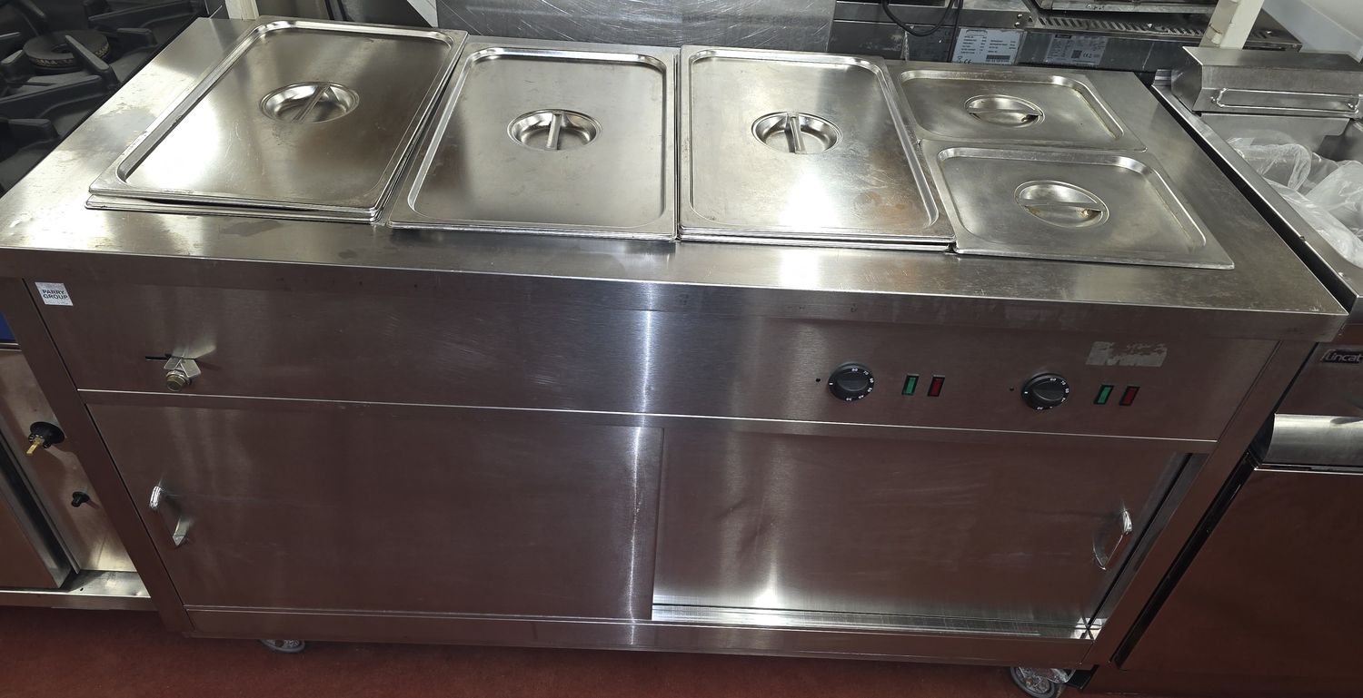 Parry Mobile Hot Cupboard with Bain Marie Top