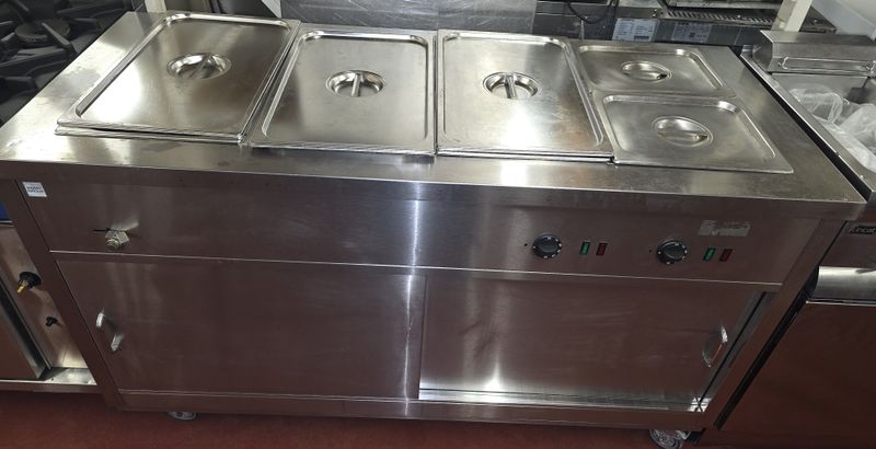 Parry Mobile Hot Cupboard with Bain Marie Top