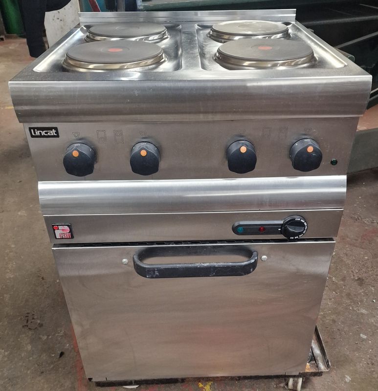 Lincat 4 Plate electric hob and Parry Convection oven
