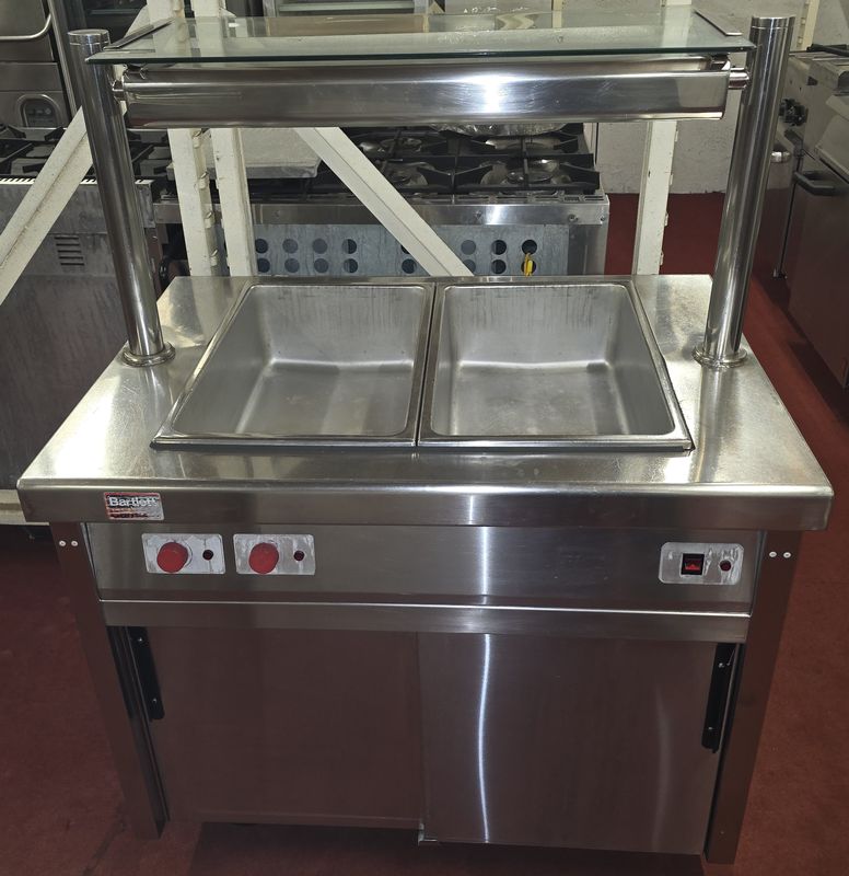 Bartlett Bain mari and hotcupboard with heat lamp