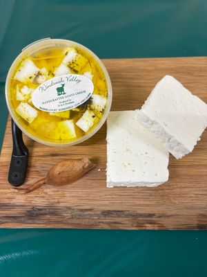 Garlic &amp; Herb Marinated Goat Feta