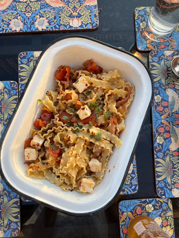 Garlic &amp; Herb Marinated Goat Feta