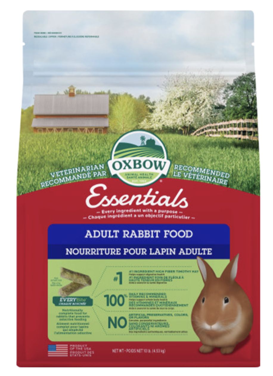 Oxbow Essentials Adult Rabbit Food 10 lb