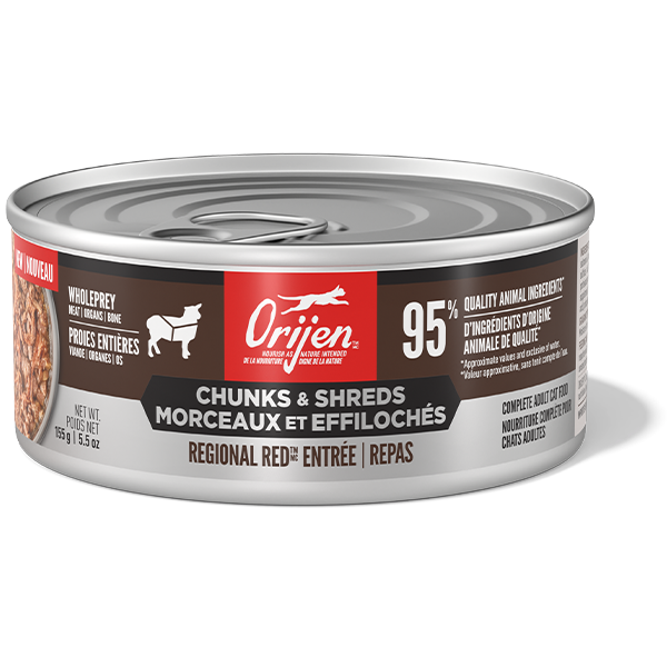 Orijen Cat Chunks &amp; Shreds Regional Red Entree