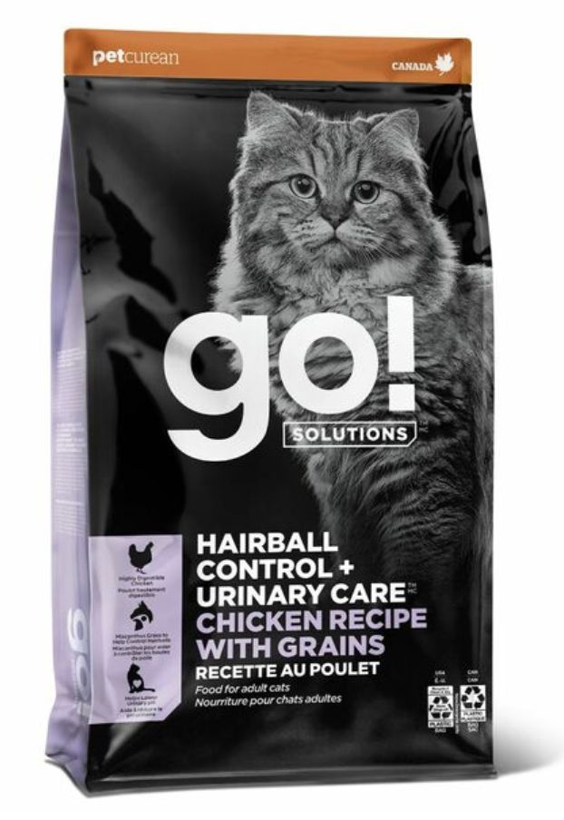 GO! Hairball &amp; Urinary Chicken w/Grains 6LB