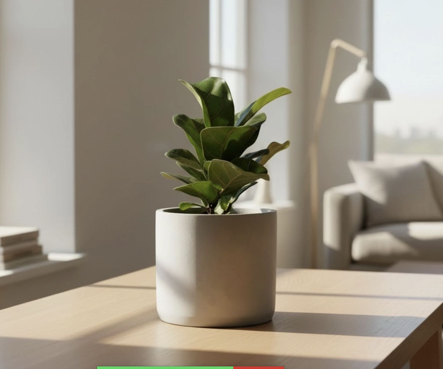 10” Beveled Concrete Planter