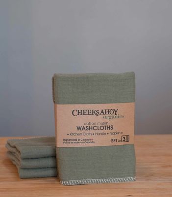 Washcloths - Organic Muslin