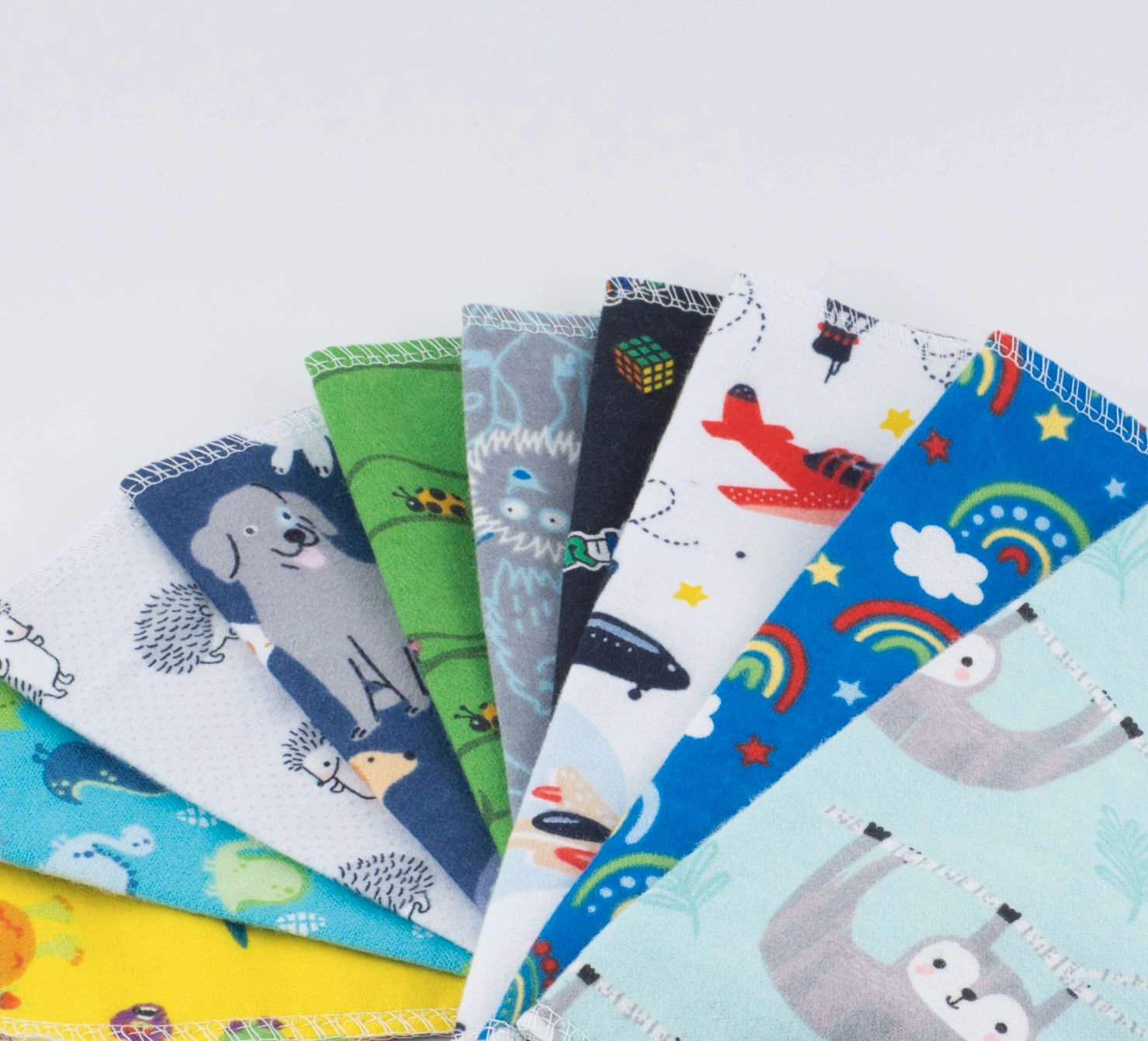 Kids Napkins, Color: Neutral Prints