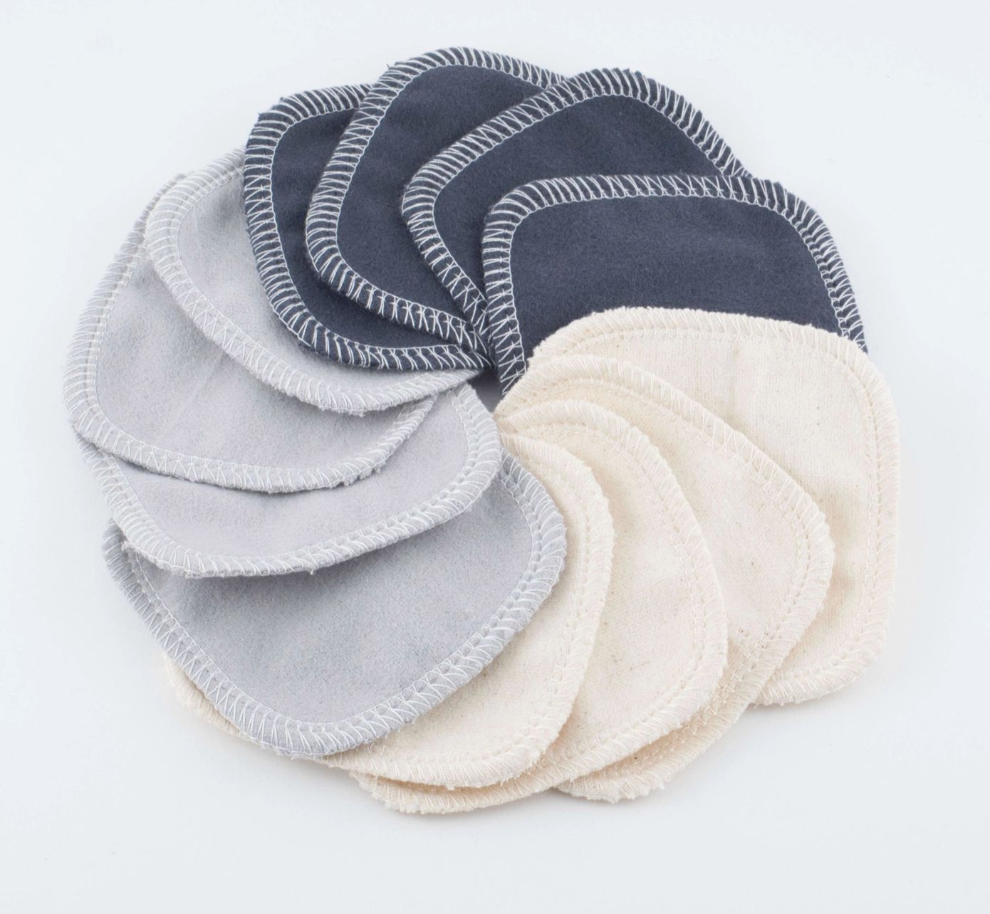 Facial Rounds, Color: Warm Neutral Charcoal