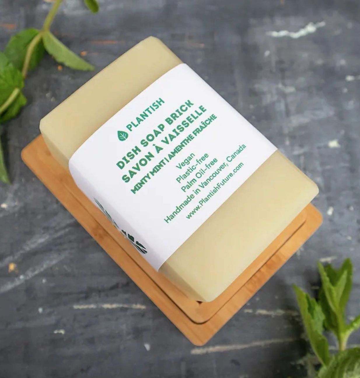 Minty Mint - Solid Dish Soap Brick (13oz)