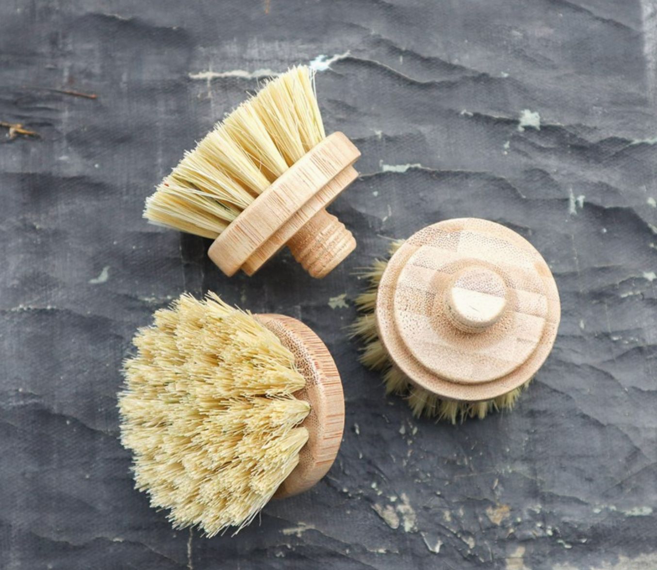 Refillable Sisal Dish Hand Brush Refill (Brush Head Only)