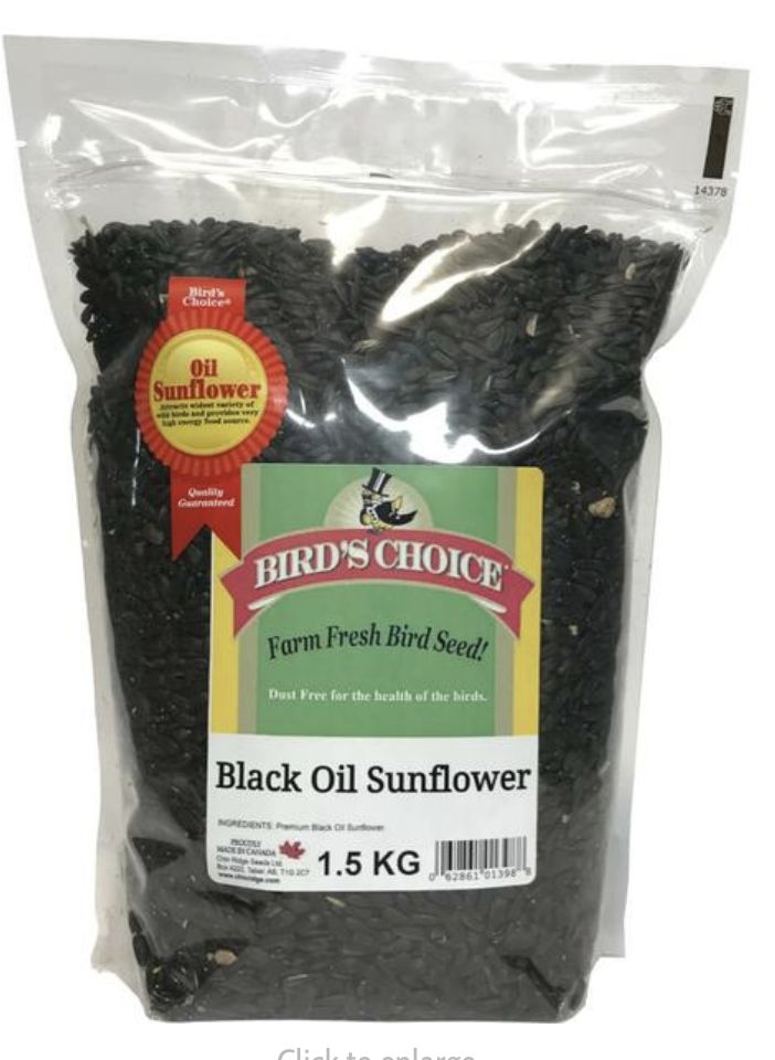 BC Sunflower Premium Black Oil 1.5KG