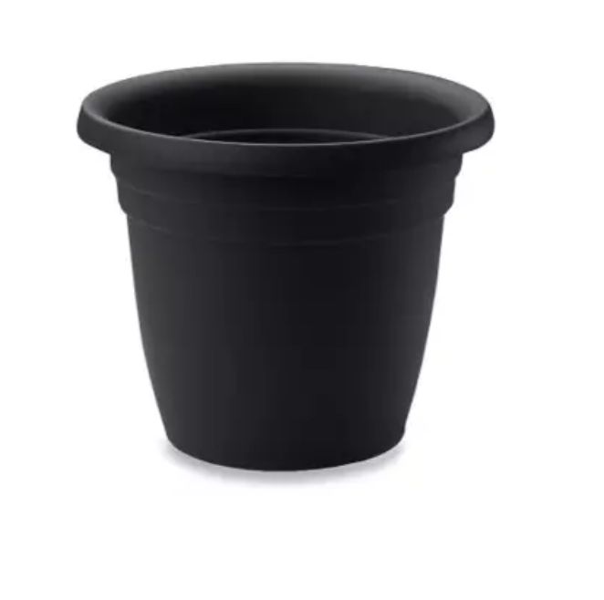 Crescent Gardens - Emma 10'' Planter Black