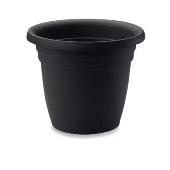 Crescent Gardens - Emma 8'' Planter Black